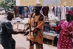 Lamidi Fakeye Meeting an Old Friend - Ibadan, Nigeria